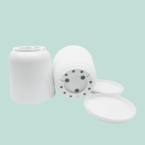 Krukor med fat, set om 2, inomhus/utomhus
