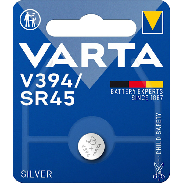 SR45 / V394 Knapcellebatteri Sølv 1,55V 1-pak