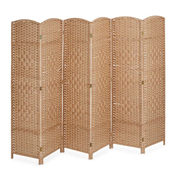 6-panels naturlig sammenfoldelig rumdeler