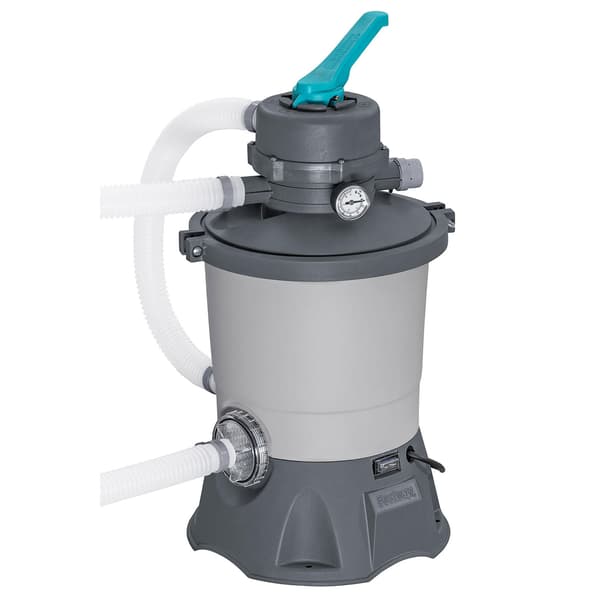 Sandfilterpumpe til pools, 3596 L/h, Inkluderer filterkugler