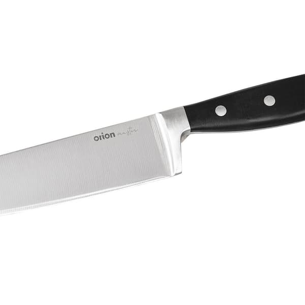Kockkniv: Rostfritt stål, robust ABS-handtag, 3-punkts nitar