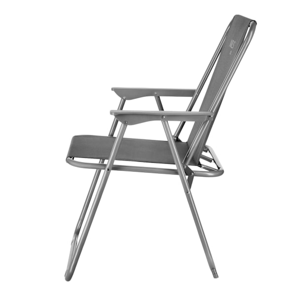 Fällbar campingstol, grå, bärbar, lätt