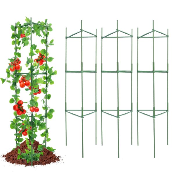 Tomatburar 6-pack, 48-tums stapelbara växtstöd
