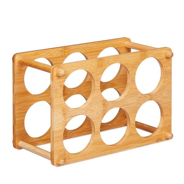 Bambu viiniteline 6 pullolle