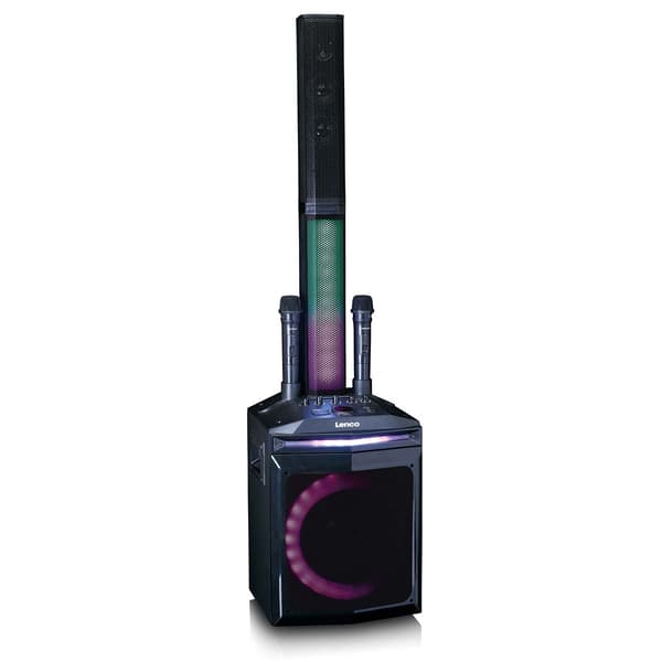 Festhøjttaler med Bluetooth, 120W RMS, LED-lys