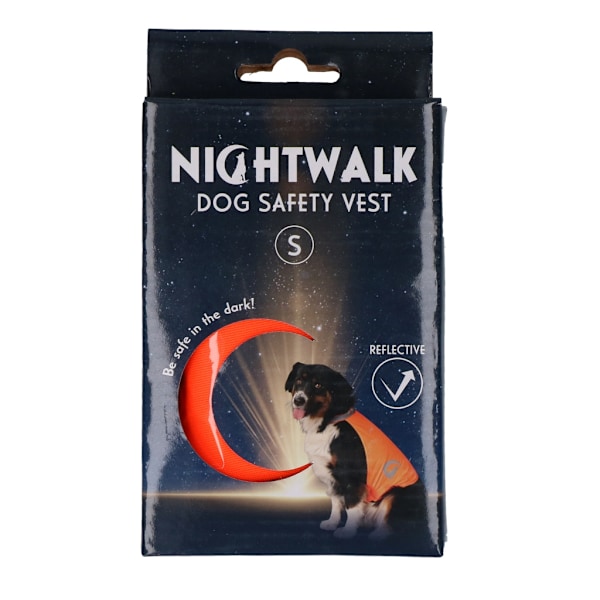 Nightwalk Dog Skyddsväst Orange Liten
