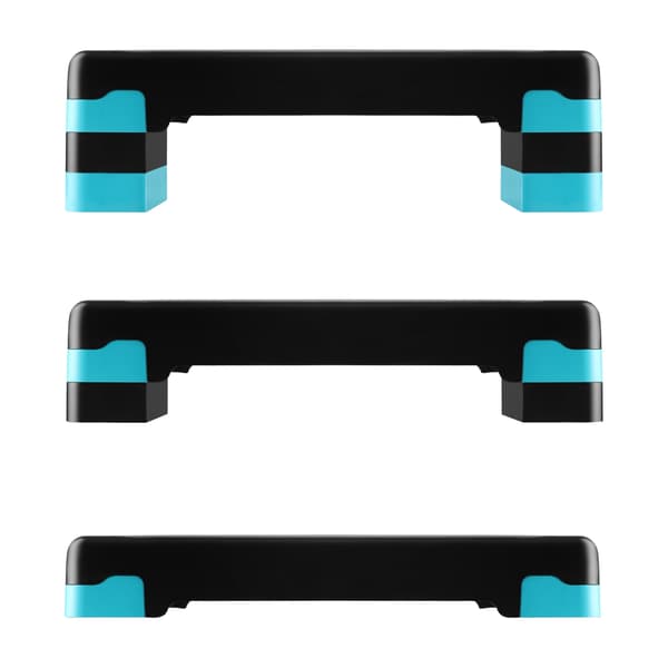 Aerobic Step Platform, Black-Mint, säädettävä korkeus