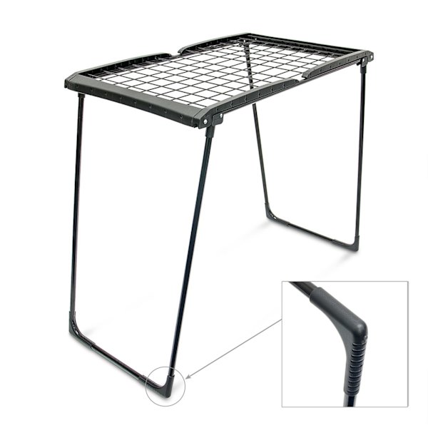 Tørrestativ foldbar sort