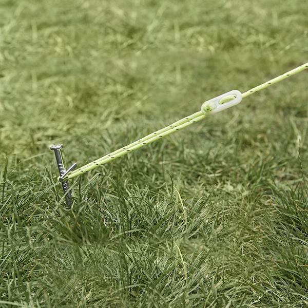 Guy line 4mm x 20m glød-i-mørke på rulle