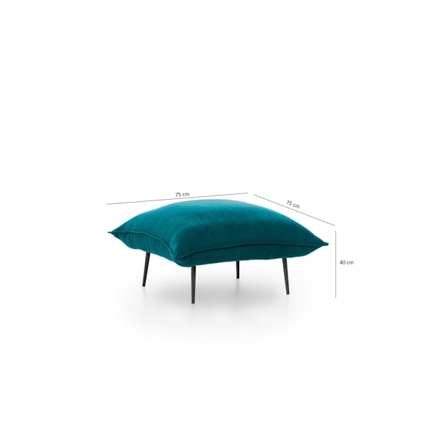 Tuffet Aspen Tuffet - Petrol Grøn GR124