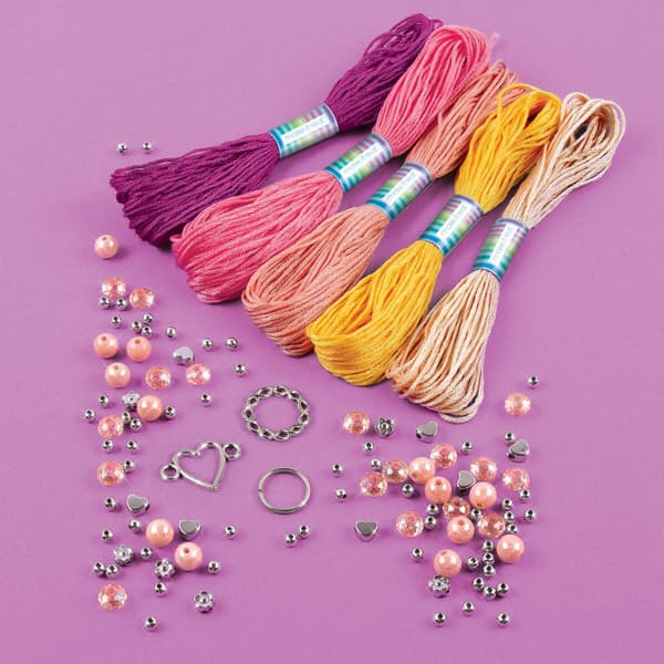 Gør det til ægte Macrame gør-det-selv-sæt "Venskabsarmbånd"