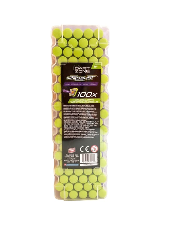 Dart Zone Pehmonuolet 100 Kpl Rasiassa