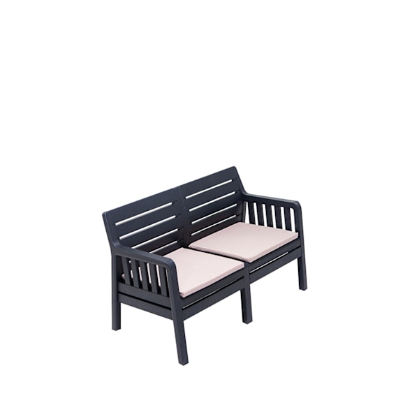 Trädgård 2-sits soffa Lara Ikili Koltuk - Antracit