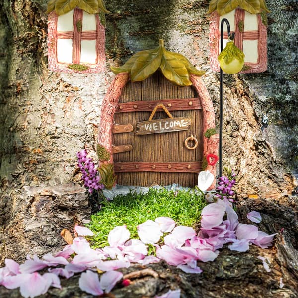 Fairy dörrset "Tak av löv"