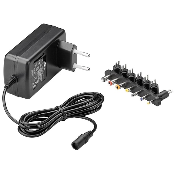 Goobay Universal Strömadapter 9V-24V 24W 1,5A Svart