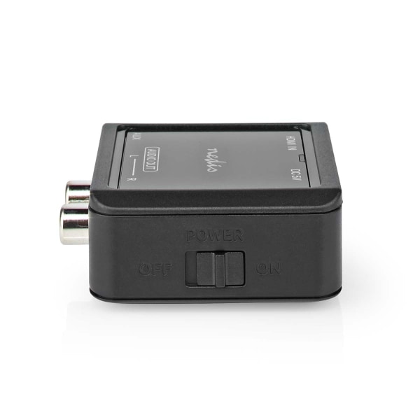Digital Audio Converter | 1-vejs | Tilslutninger indgang: HDMI™ Input | Tilslutninger udgang: 2x (2x RCA Hun) / 3.5 mm | Automatisk | Antracit