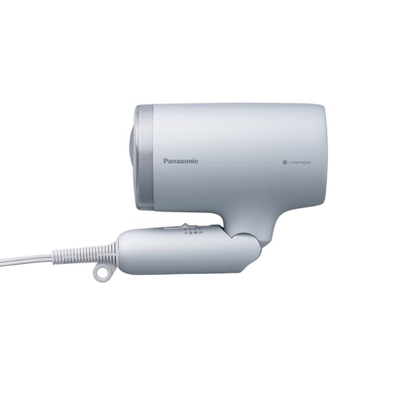 Panasonic Nanoe hårtørrer 1600W med hurtigtørrende dyse, foldbar, grå