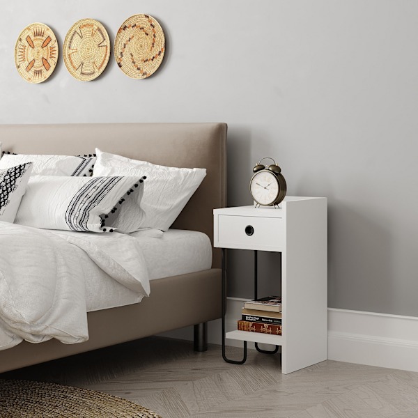 Natbord Sirius Right - Hvid