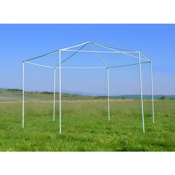 Garden Trade Pavilion Teltta 2x2x2 m Windows Gray MultiGardenilla