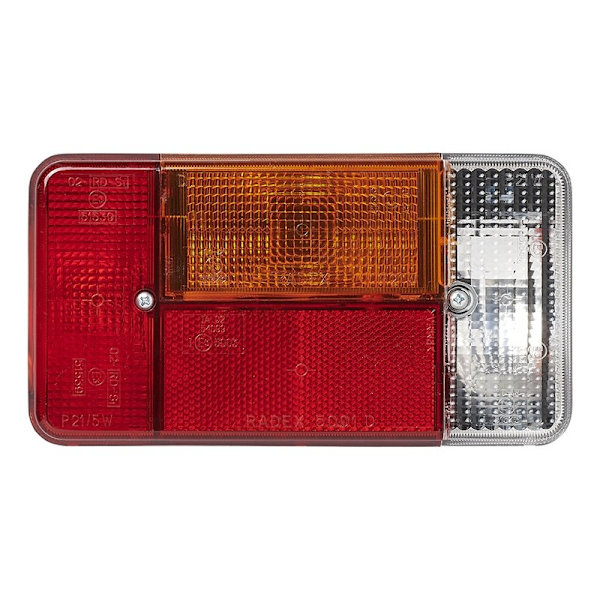 Baglygte 5 funktioner 194x104mm højre