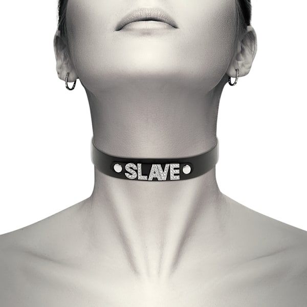 Coquette Chic Desire - Slave Vegan Læder Choker