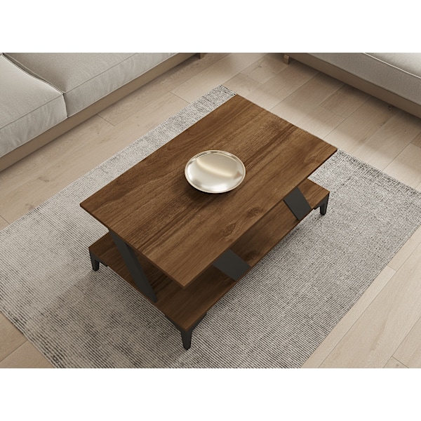 Soffbord Tabla - Antracit, Valnöt