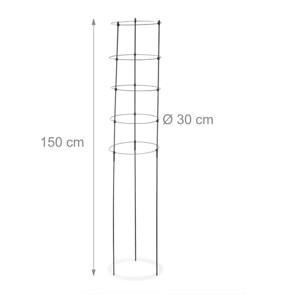 Klatrehjælp 150 cm Sæt med 2 sorte