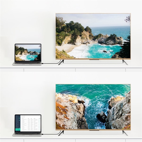 DisplayPort HDR 3D 4K -kaapeli 1 m musta