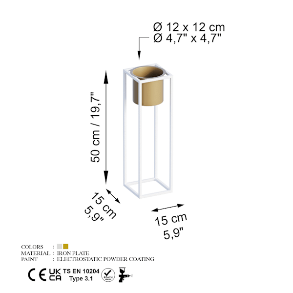 Dekorativ kruka GED-023-C
