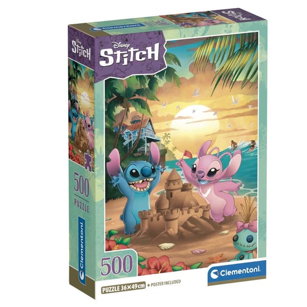 Stitch 500-osainen palapeli lapsille ja aikuisille