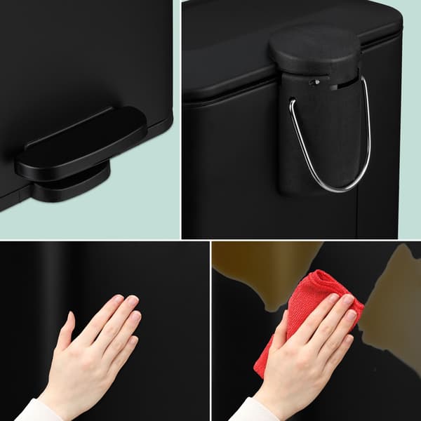 Badeværelsesaffaldsbeholder 5 l Softclose