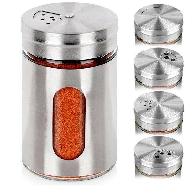Kryddbehållare med silglas 100 ml