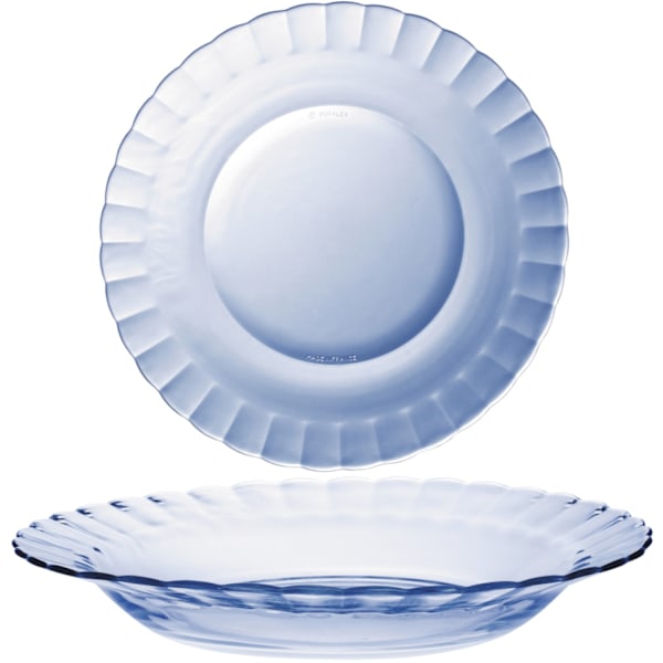 Duralex PICARDIE MARINE syvä levy, sininen 230 x 35 mm - sarja 6 kpl.