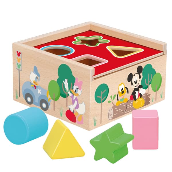 Disney Mickey Minnie träkubformer