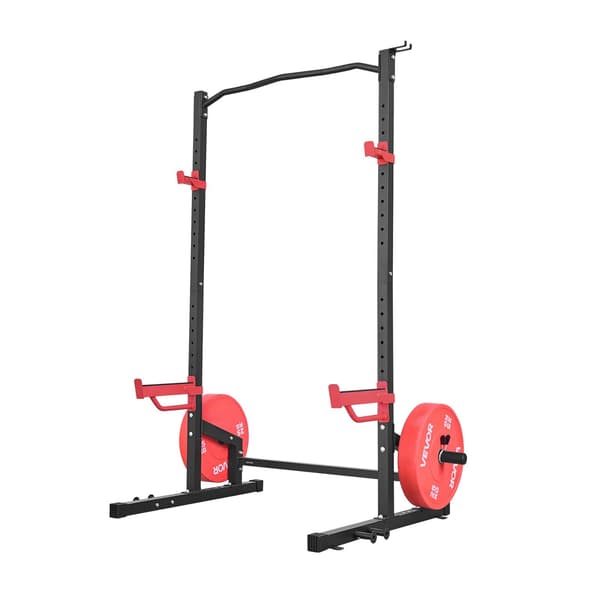 Power Cage Squat Rack med pull-up-stång, 450 kg; Justerbara J-krokar
