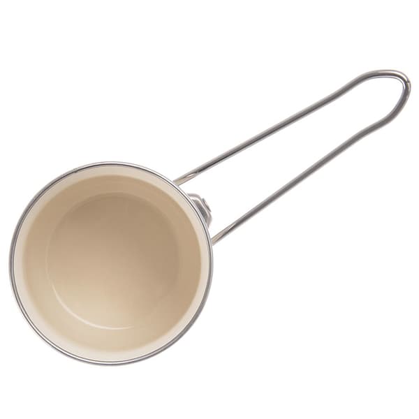 Kaffekanna, emaljerad, grädde, TONCA, 600 ml