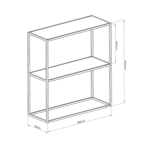 Sideboard Andas - Svart