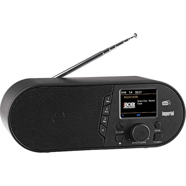 DABMAN d105 Kompakt DAB+ /FM / Bluetooth-radio Svart
