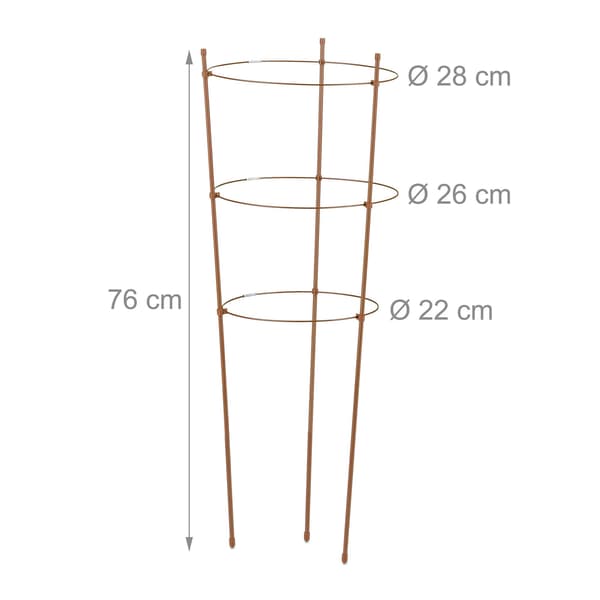 Ruskea Creeper 76 cm 6 kpl setti
