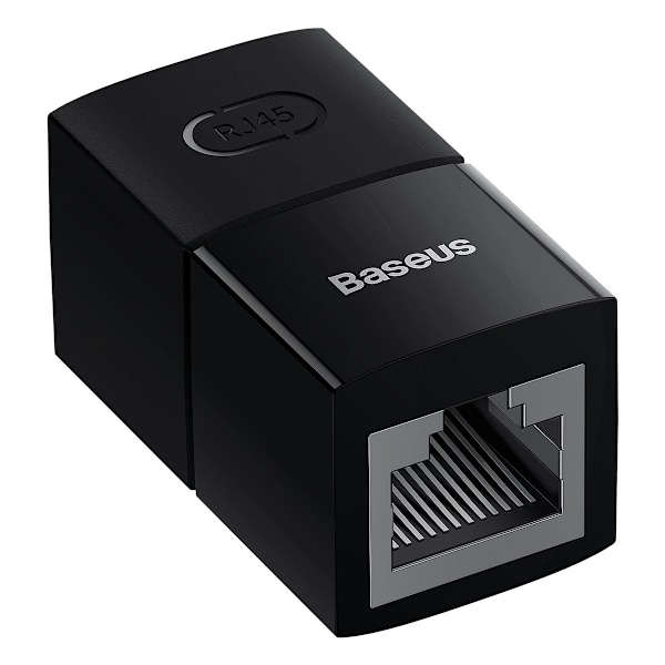Ethernet RJ45 netværkskabelstik, sort SÆT med 10 stk.