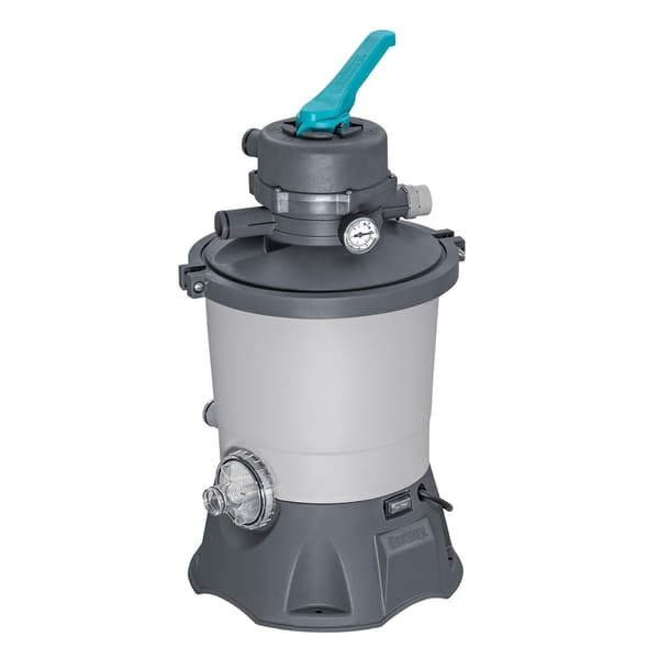 Sandfilterpumpe til pools, 3596 L/h, Inkluderer filterkugler