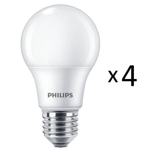 4-pack LED E27 Normal Frost 60W 806lm