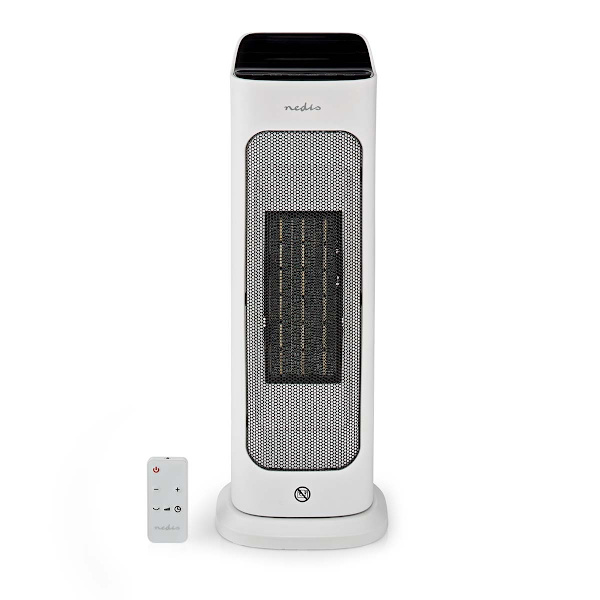 SmartLife Keramisk PTC Fläktvärmare | Wi-Fi | 2000 W | 2 Värmeinställningar | Svängning | Display | 10 - 49 °C | Android™ / IOS | Vit