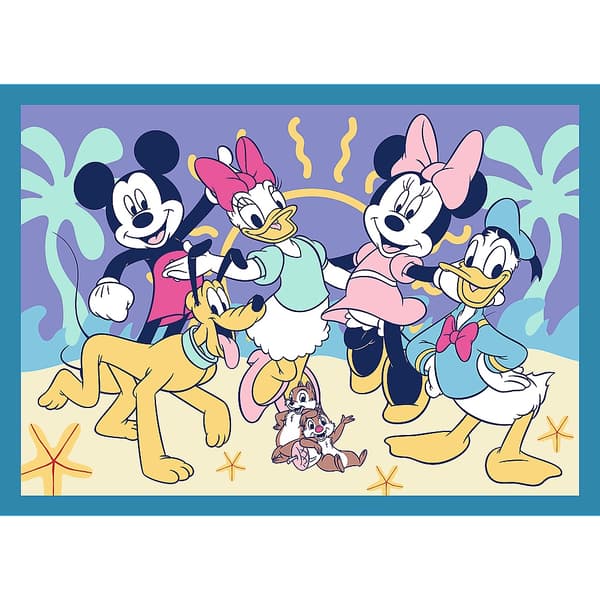 Disney Musse Pigg 4-i-1-pusselset, 35-70 bitar