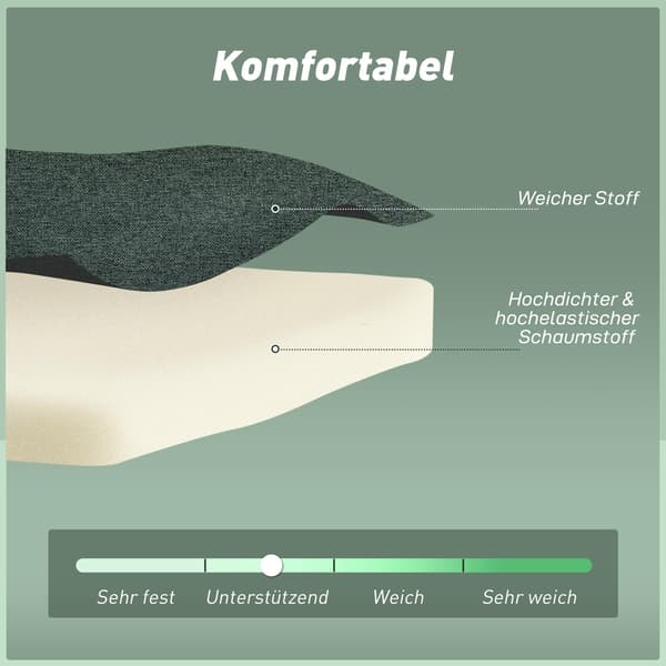 Konvertibel bäddsoffa – justerbart ryggstöd, ben i bokträ, mörkgrön