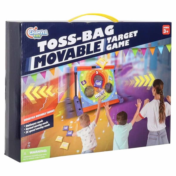 Rörligt målkastningsspel med bönpåsar