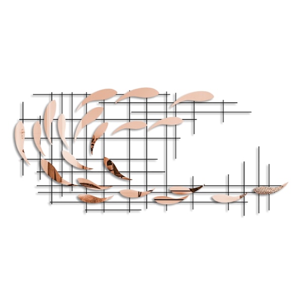 Dekorativ metallväggstillbehörsglans - 2