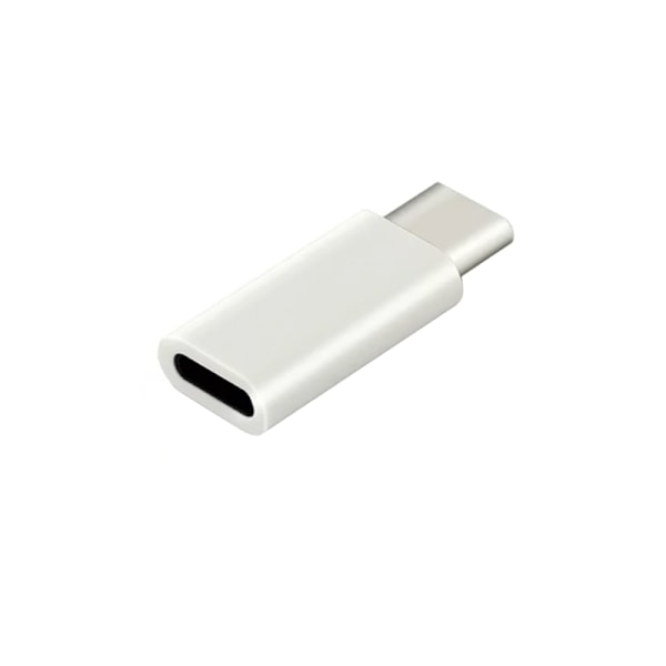Sinox-sovitin Lightning - USB C. Hvid