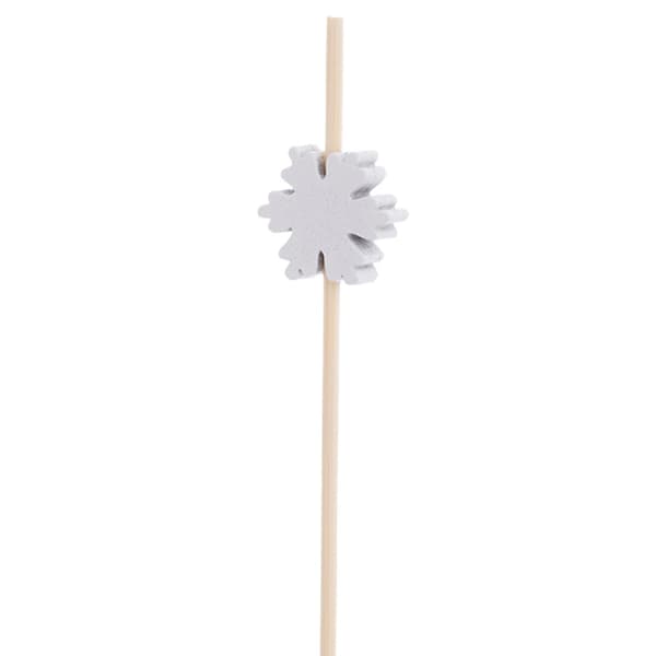 Bambu Snöflinge Cocktailpinnar, 12 cm, 20-pack
