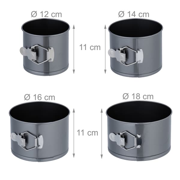 Tall Round Springform Pan Set – Värmebeständig, non-stick